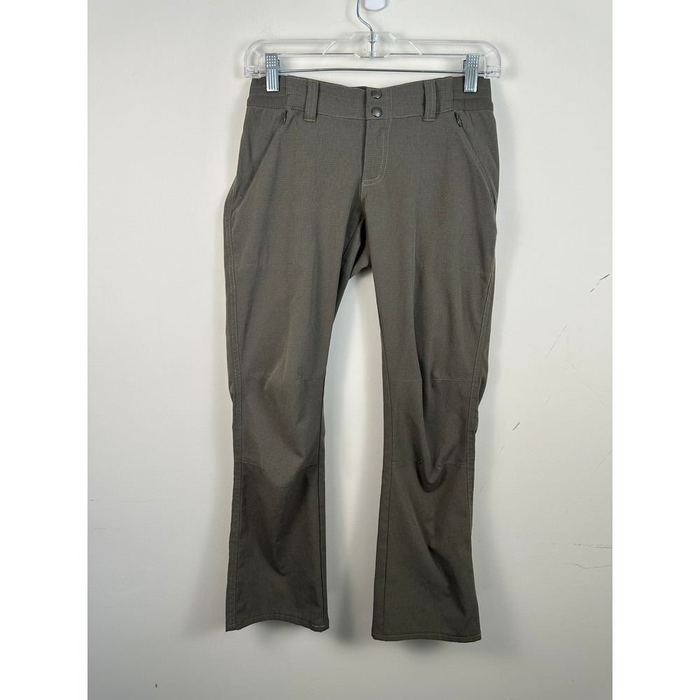 Kuhl‎ Hiking Pants Women 0 Reg Olive Green Excellent Articulated Kontra 2755